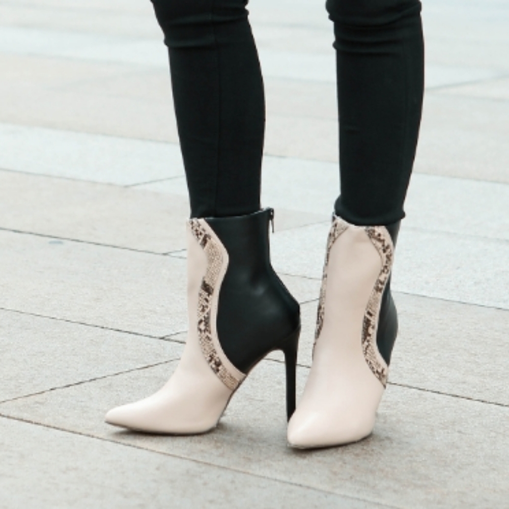 Mia K Stiletto Ankle Boots NWT Sizes 7–9